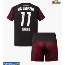 RB Leipzig Conrad Harder #11 3rd trikot Kinder 2025-26 Kurzarm (+ Kurze Hosen)